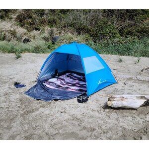 Beach Tent Sun Shelter for 3 Person, UPF 50+ UV Protection